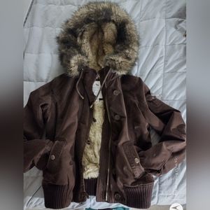 Women's size M  authentic vintage Abercrombie and Fitch heavy coat